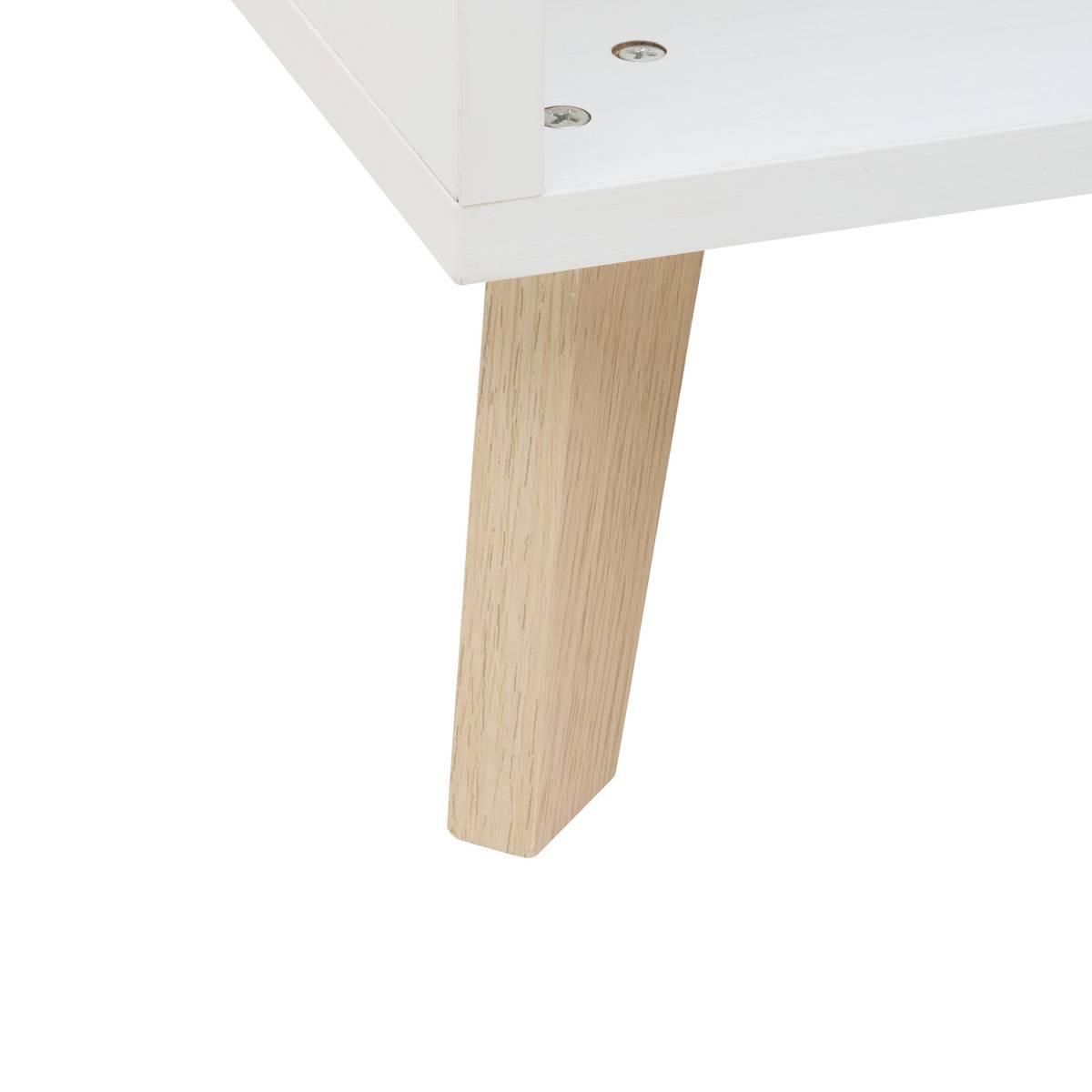 Кафе маса 5five Luma, MDF, Бяла, 90 cm — изглед 9