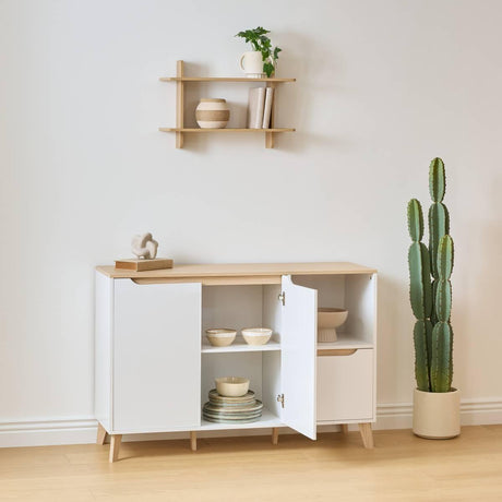 Скрин 5five Luma, MDF, Бял, 120 cm — изглед 12