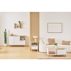 Скрин 5five Luma, MDF, Бял, 120 cm — изглед 2