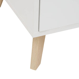 ТВ шкаф 5five Luma, MDF, Бял, 120 cm — изглед 9