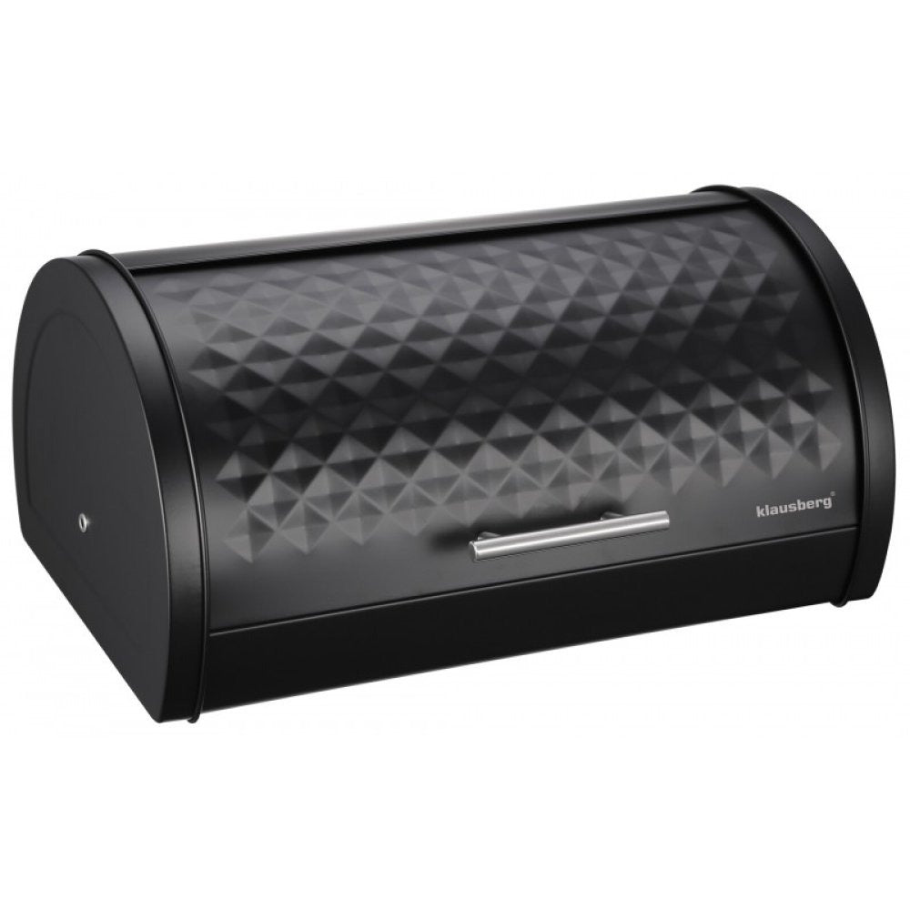 Bread box Klausberg 7453, Metal, Black