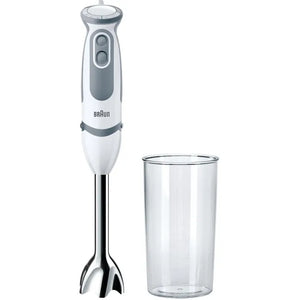 Blender Braun Multiquick 5200, 1000W, 0.6l, 21 speed levels, White/grey