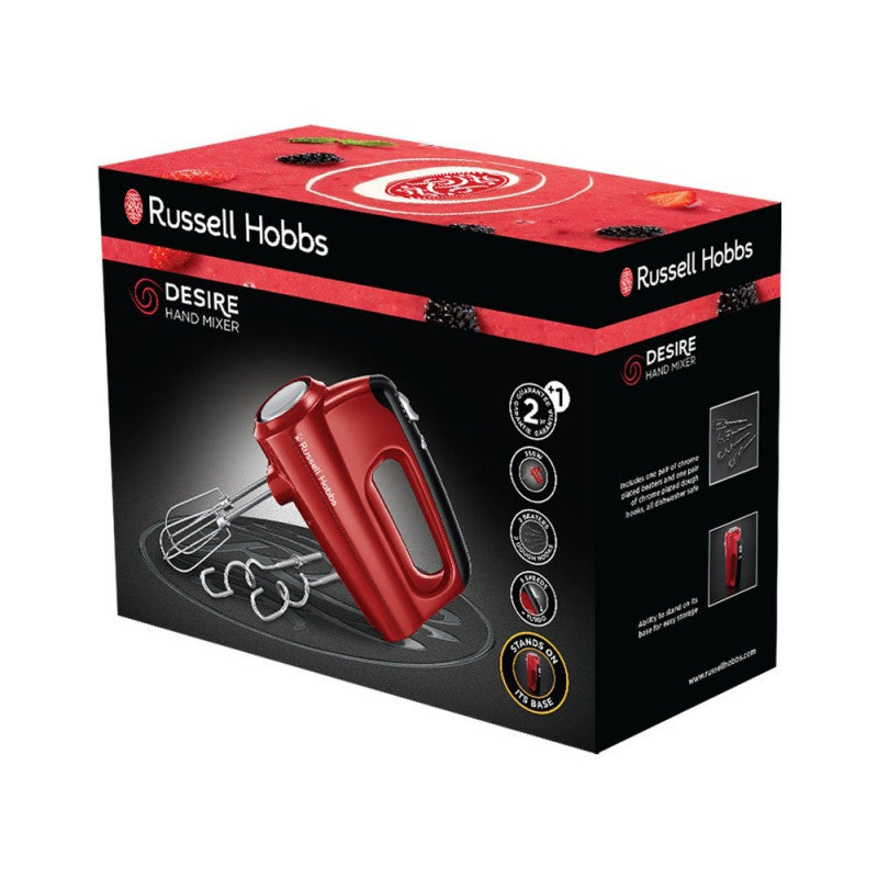 Миксер Russell Hobbs Desire 24670-56 , 350W, 5 скорости, Червен