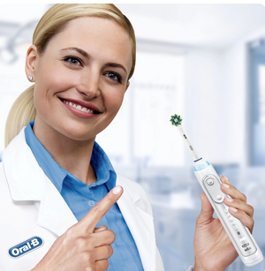 Накрайник за електрическа четка Oral-B Cross Action EB50-6, CleanMaximiser, 6 бр.