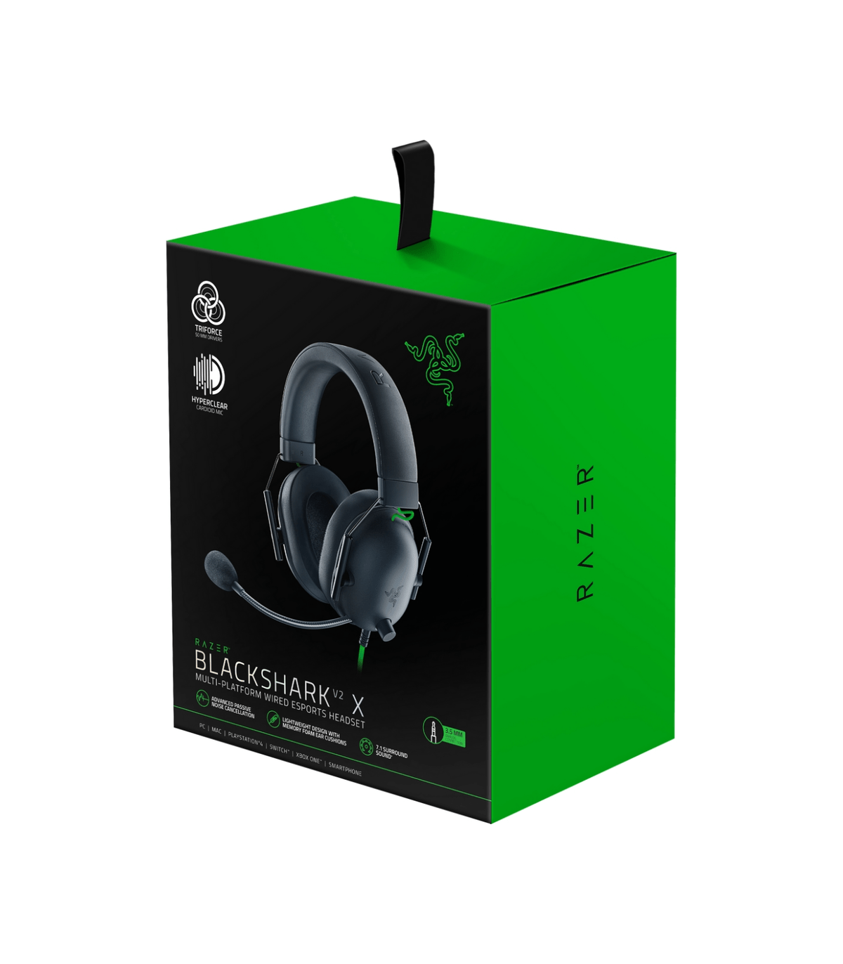 Razer BlackSharkV2 X Gaming Headset, Black