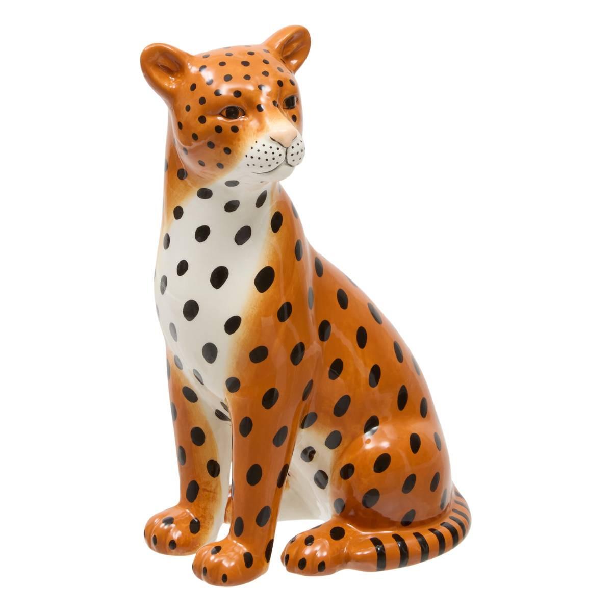 Декоративна фигура atmosphera Leopard Crush, Керамика, 20 cm 222909