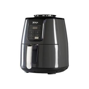 Фритюрник с горещ въздух Ninja Air AF100UK, 1550W, 4 функции за готвене, 3,8 л, Сив/Черен