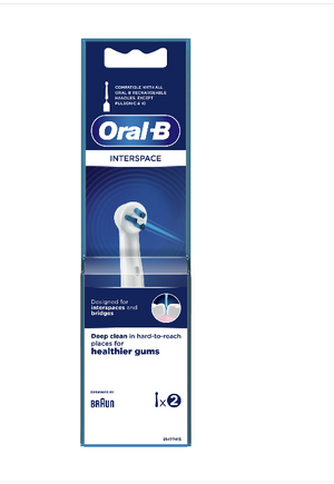 Electric toothbrush head Oral-B Interspace, 2 pcs