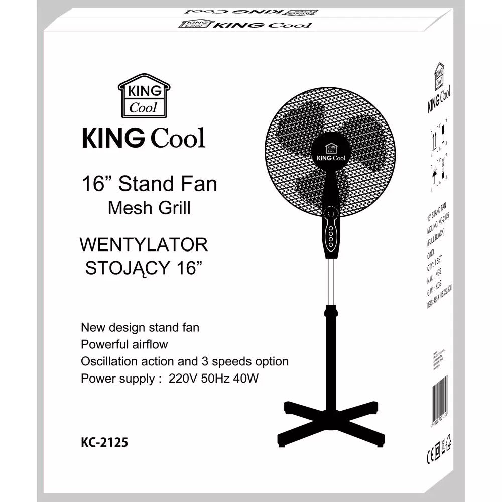 Fan KingHoff 2125, 3 stages, 40W