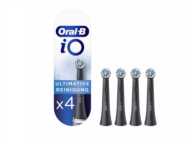 Electric toothbrush head Oral-B iO Ultimate Clean, Only compatible with iO series, 4 pcs