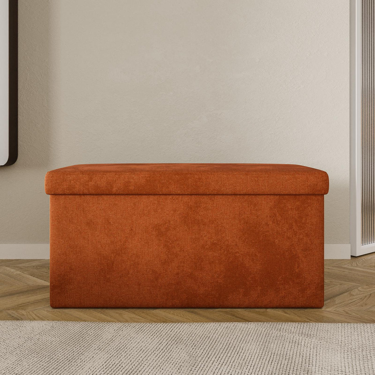 Пейка със съхранение atmosphera Lilou,  76x38x38 cm, Сгъваема