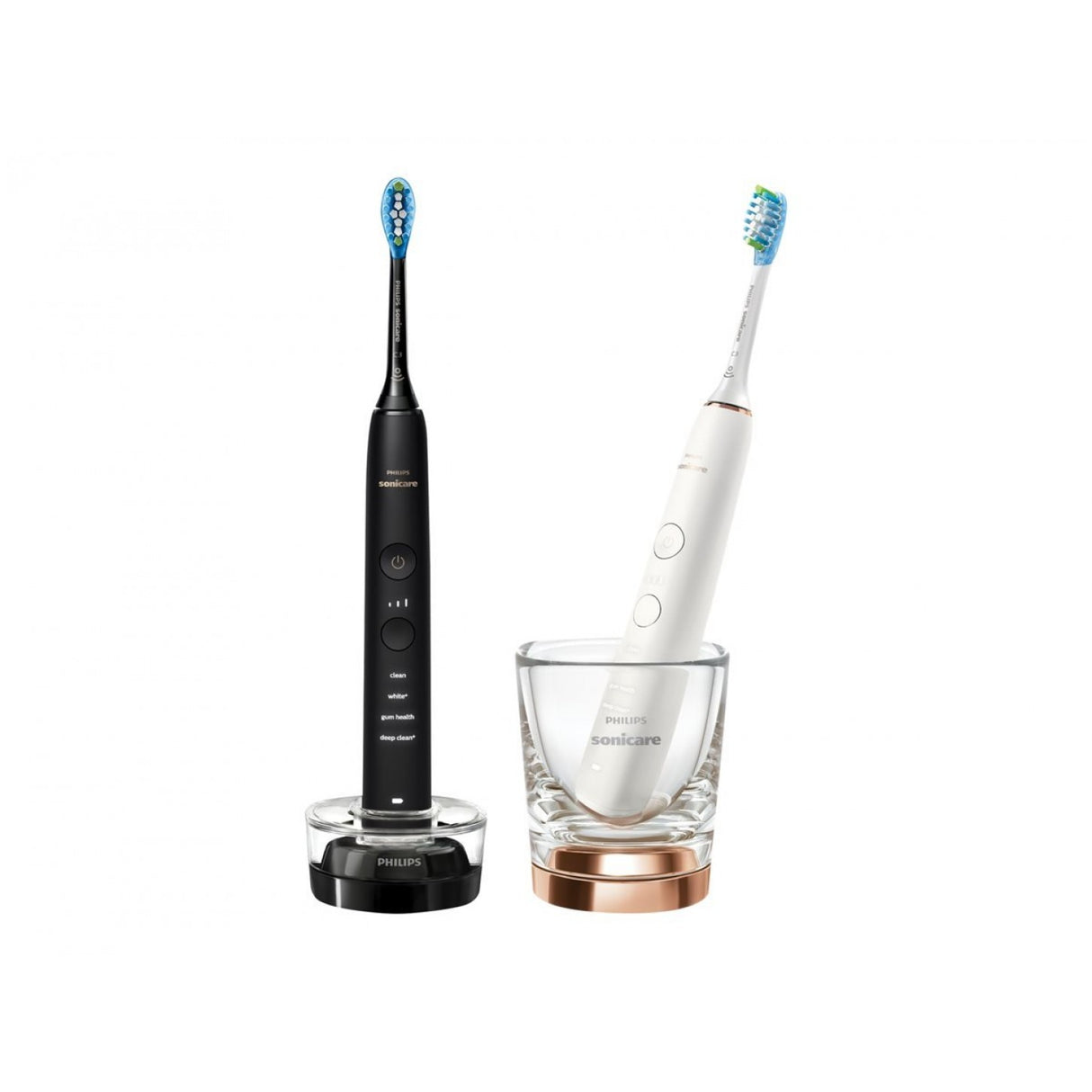 Set of 2 electric brushes Philips Sonicare DiamondClean 9000 HX9914/57, BrushSync, 4 modes, 3 levels