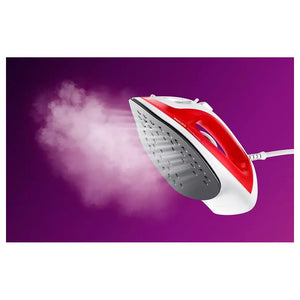 Iron Philips EasySpeed ​​Steam Iron GC1742/40, Dry and steam ironing, Non-stick soleplate, 2000 W, Red