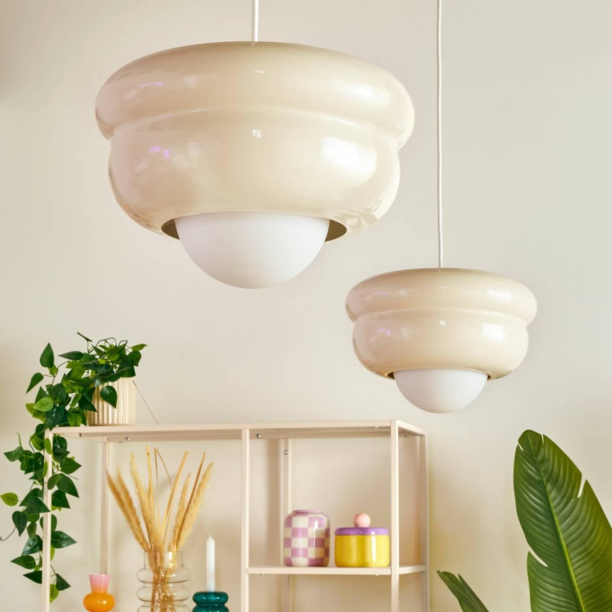 Patty cream pendant light D28cm