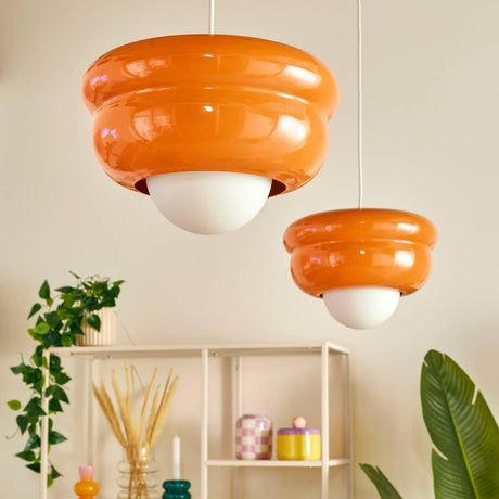 Patty orange hanging lamp D28cm