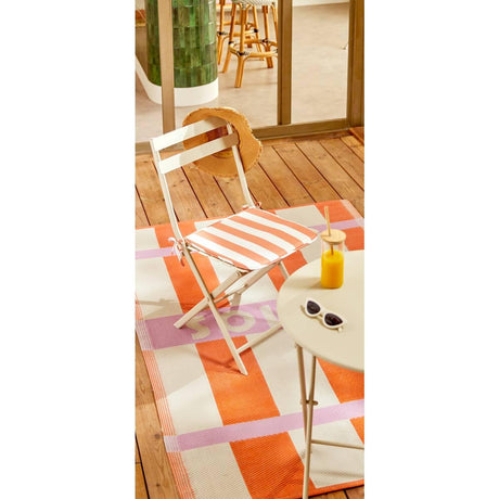 Poolside chair cover 39x39cm orange
