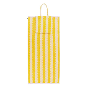 Towel with storage bag Poolside 70x150cm yellow