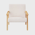 Детски стол Atmosphera Basile, Букле, Бял