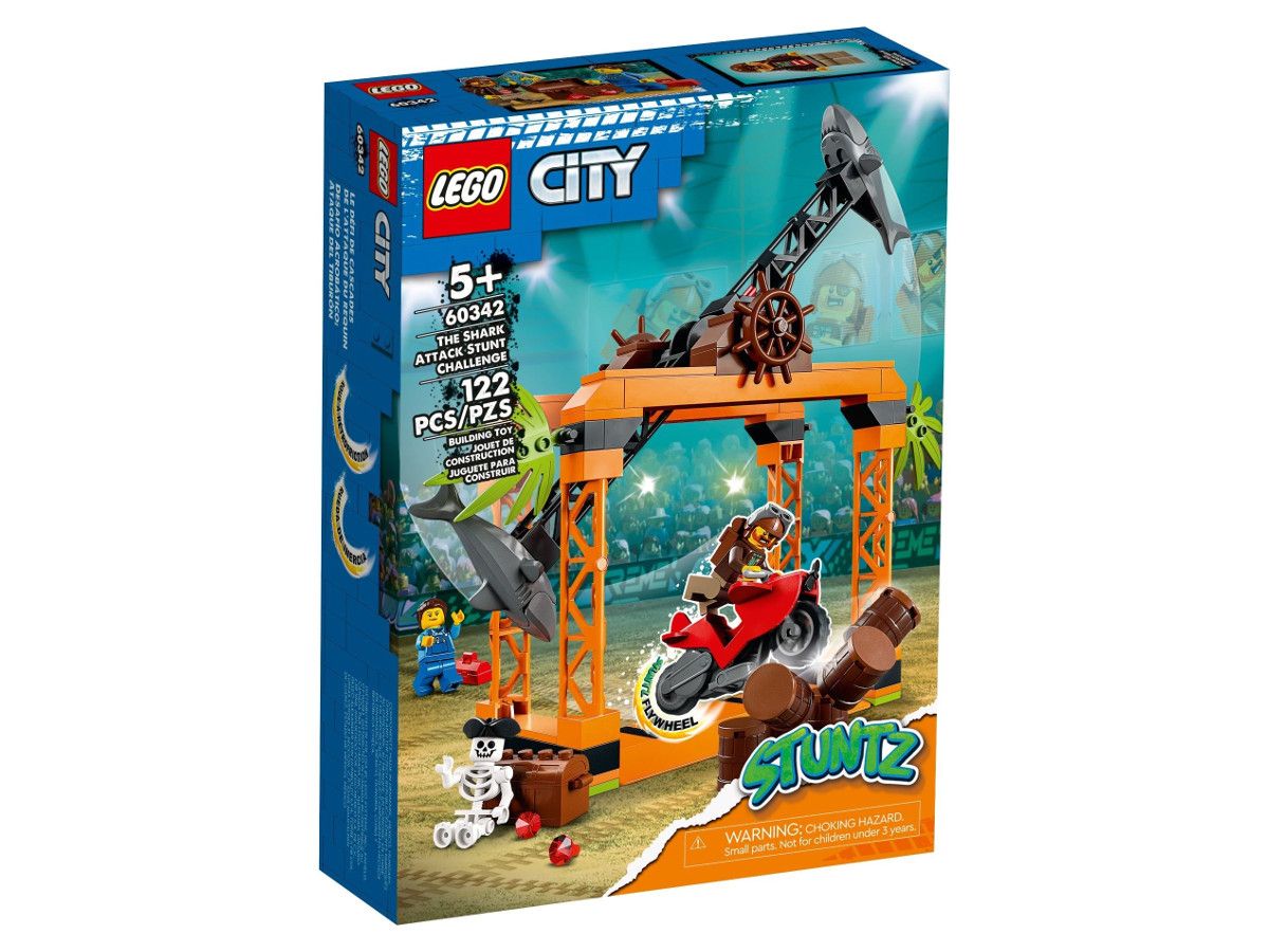 LEGO® City - Shark Stunt Challenge 60342, 122 pieces