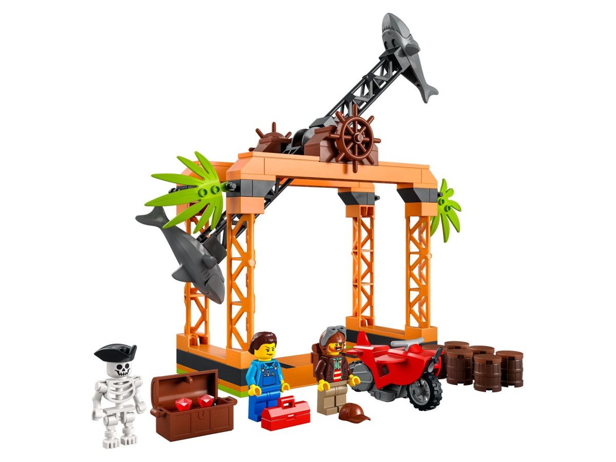 LEGO® City - Shark Stunt Challenge 60342, 122 pieces