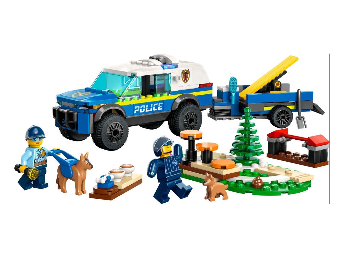 LEGO® City - Police Dog Mobile School 60369, 197 pieces