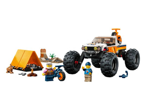 LEGO® City - Офроуд приключения с превозно средство 4x4 60387, 252 части