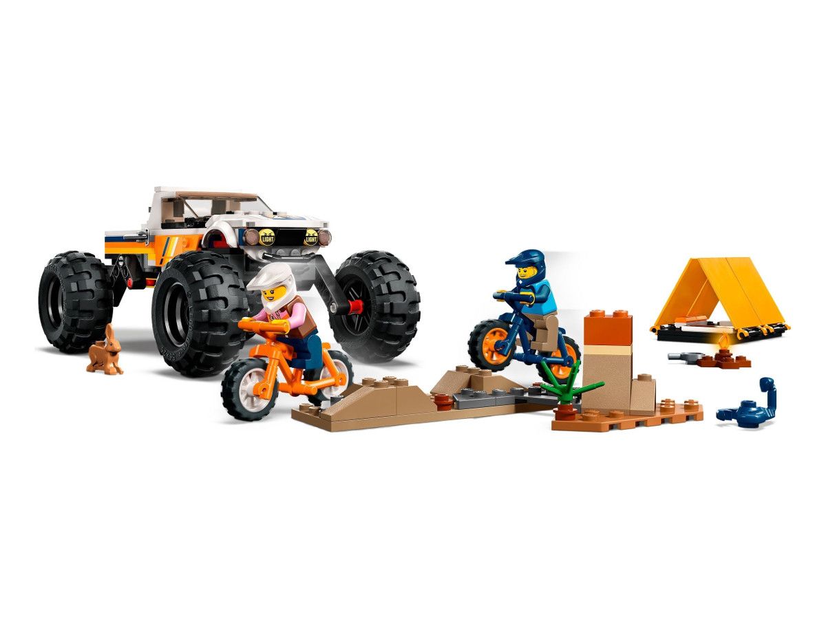 LEGO® City - Офроуд приключения с превозно средство 4x4 60387, 252 части