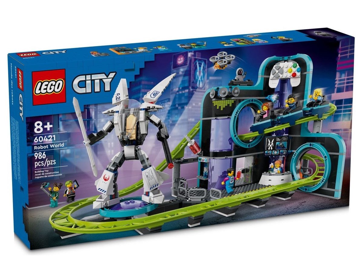 LEGO® City - World of Robots Amusement Park Train 60421, 986 pieces