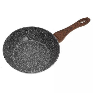 Тиган уок Kinghoff 1583, 24 cm, Индукция, Тройно гранитно покритие, Сив