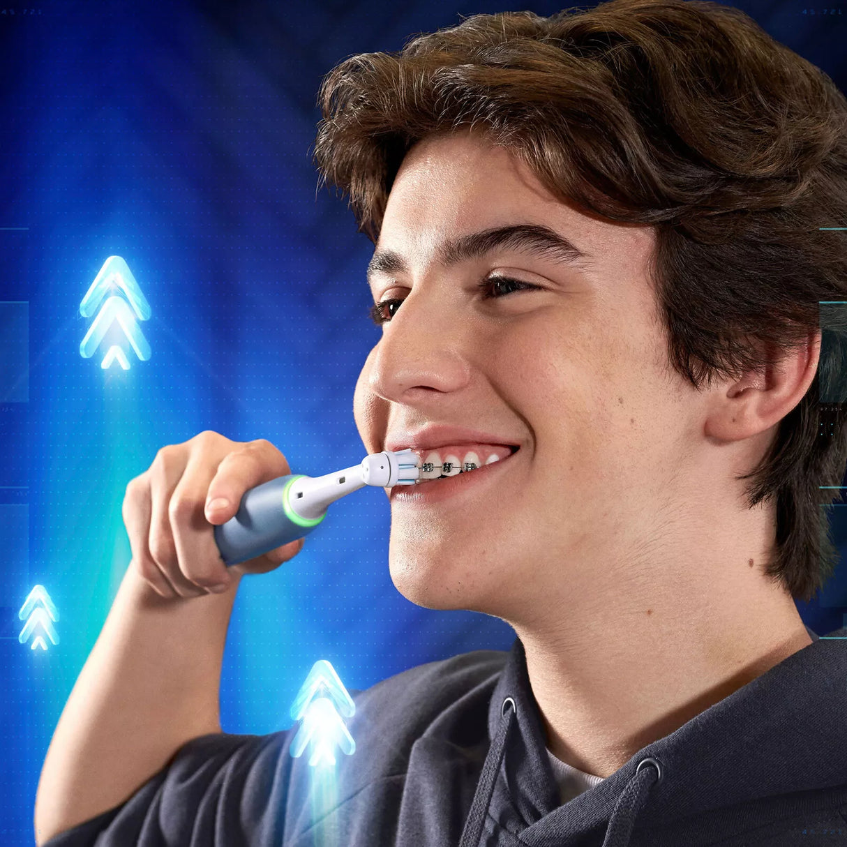 Електрическа четка за зъби Oral-B iO My Way Teens 818626, Сив