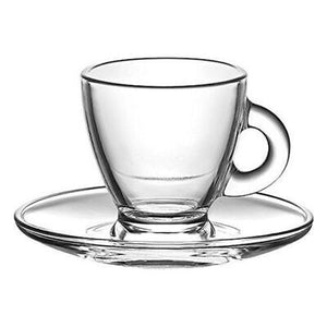 Set of coffee cups and saucers LAV Roma, 95 ml, 6 pcs