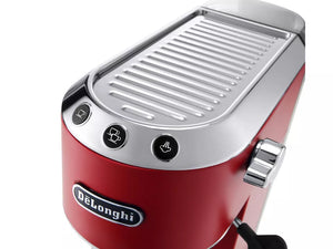 Кафемашина Delonghi Dedica EC685R, 1. L, 1300 W, 15 бара, Червен