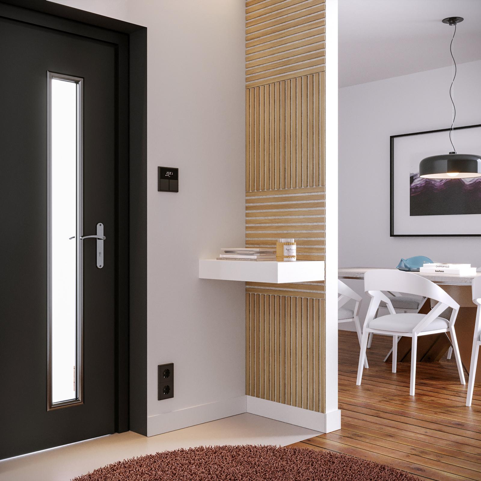 Акустичен декоративен стенен панел atmosphera Colva, MDF, 60x60 cm