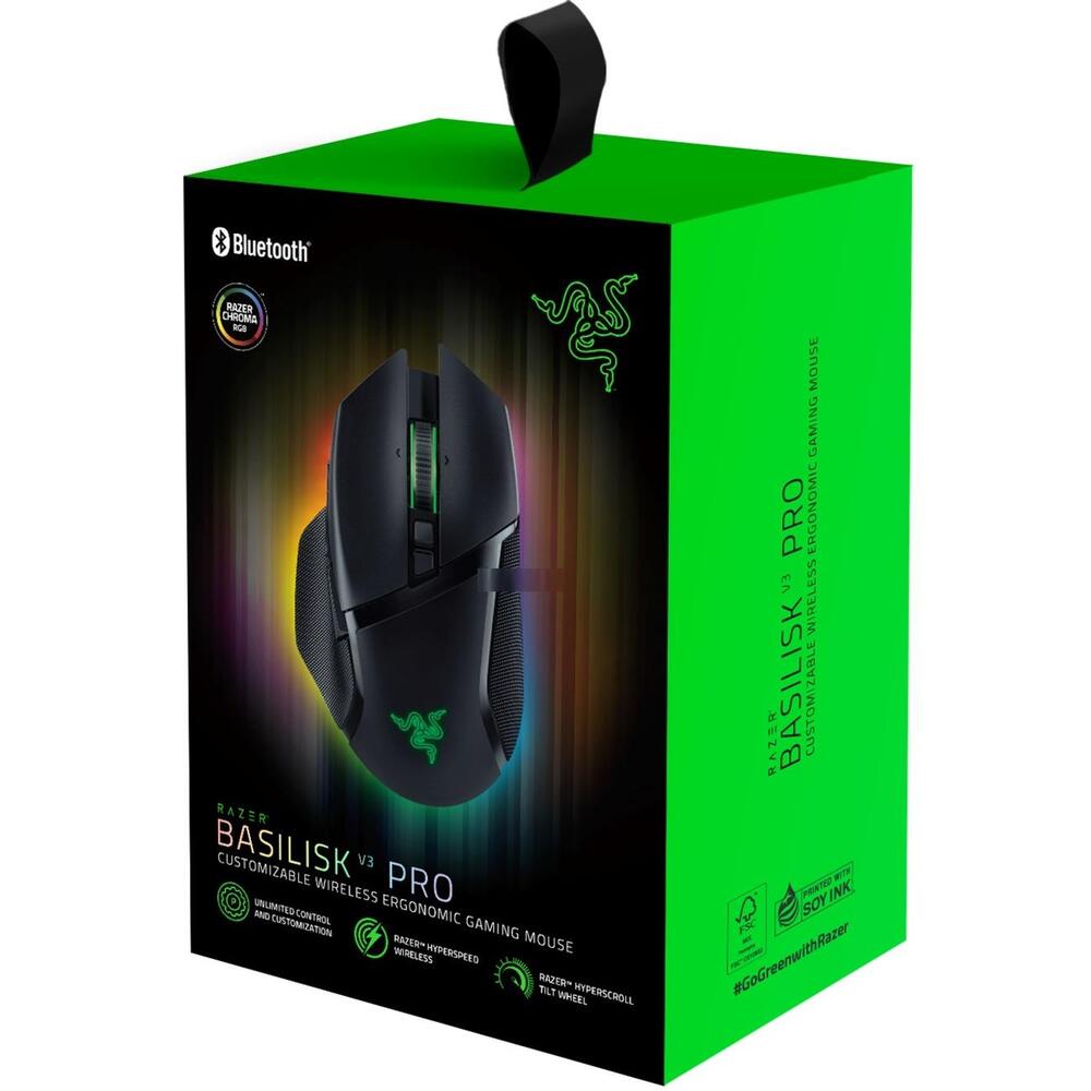 Безжична мишка Gaming Razer Basilisk V3 PRO, 30k DPI, Черен