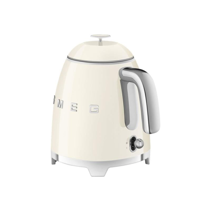 Мини електрическа кана SMEG KLF05CREU, 50's Style, 1400 W, 800 мл, Крем