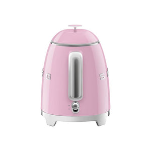 Мини електрическа кана SMEG KLF05PKEU, 50's Style, 1400 W, 800 мл, Розов