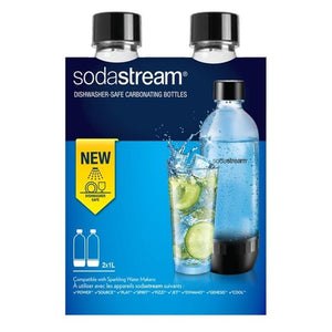 Комплект от 2 бутилки за вода, Sodastream, Tritan, 1 л, прозрачни