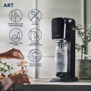 Машина за сода Sodastream Terra, 60л, Черен