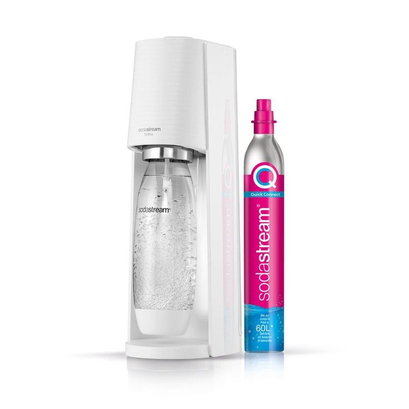 Машина за сода Sodastream Terra, 60л, Бял