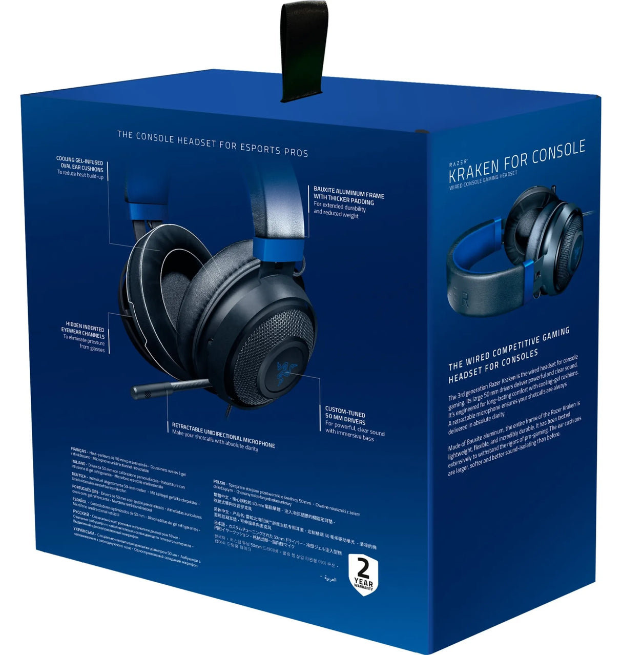 Razer Kraken 2019 Gaming Headset, Blue