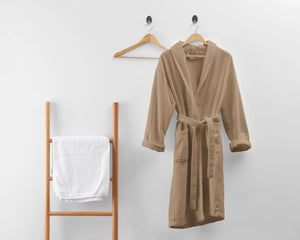 Cotton bathrobe Dreamhouse, Beige, L-XL