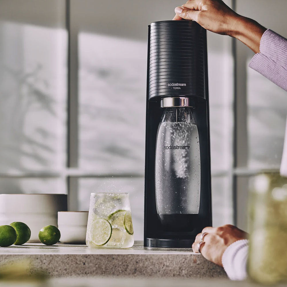 Машина за сода Sodastream Terra, 60л, Черен