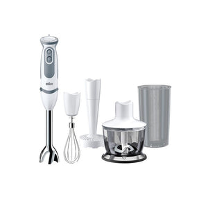 Blender Braun MultiQuick 5237, 5 attachments, 1000W, White