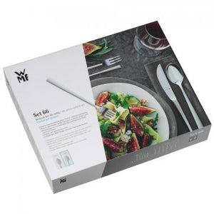 WMF Flame protect cutlery set, Stainless steel, 66 parts, Silver