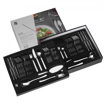 WMF Flame protect cutlery set, Stainless steel, 66 parts, Silver