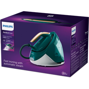 Steam generator Philips PerfectCare 7000 PSG7140/70, 2100W, 8 bar, 120 g/min, OptimalTemp, White/Green