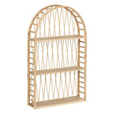 Рафт за стена atmosphera Anahi, MDF, Бамбук, 74x45 см
